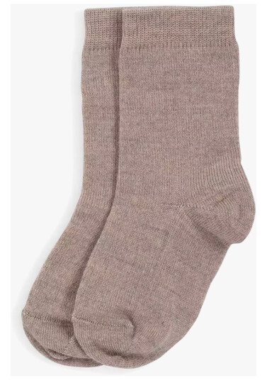 Lillelam 2-pack Ullsokk Beige 35-38