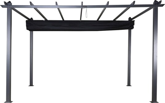Venture Home Design Lazio Pergola, Sort m. stoff 1670986-02-0 1648466-01-0