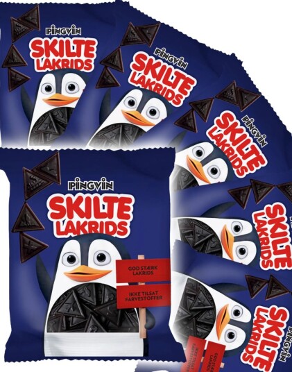 30 stk Pingvin Skilte Lakrids Godteriskilt med Sterk Salt Lakrissmak Hel Eske 3,3 kg 30 stk Pingvin Skilte Lakrids Godteriskilt med Sterk Salt Lakrissmak Hel Eske 3,3 kg