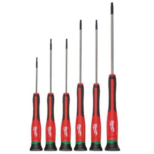 Milwaukee Precision Presisjonsskrutrekkersett 6-pakning, Håndverktøy