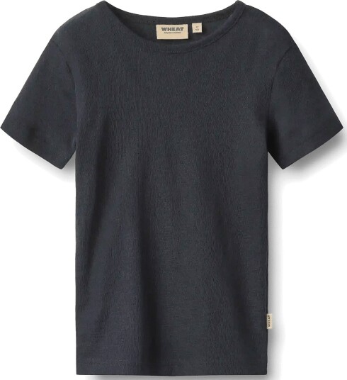 Wheat Wool T Shirt S/S Seo NAVY 104