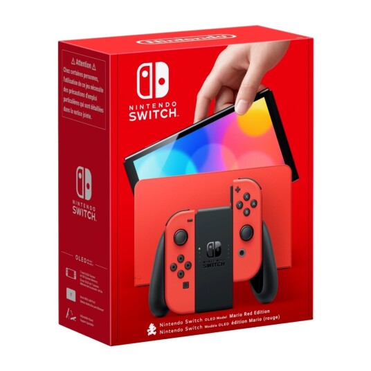 Nintendo Switch OLED Mario Edition spillkonsoll