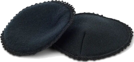 Smallstuff Breast Feeding Pads S, Dia. 11 Cm., Meriono Wool, Black - BLACK - S