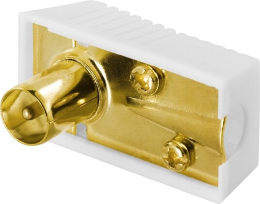 Deltaco Antennekontakt DEL-661 Gull 9,5mm RoHS