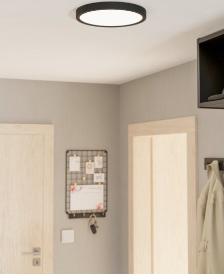 Eglo Fueva 5 Led Plafond I Sort Stål