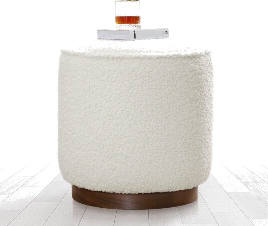 Braintree Sittepuff 42 cm Hvit