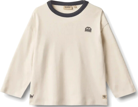 Wheat T Shirt L/S Calvin Cream 152