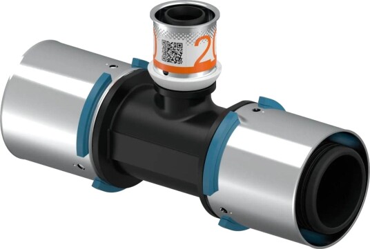 Uponor S-Press PPSU T-rør Reduksjon 40-20-40mm