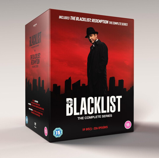 The Blacklist Sesong 110: Den Komplette Serien DVD
