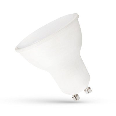 6W LED spot - Melkehvit front, dimbar, 230V, GU10 - Dimbar : Dimbar, Kulør : Varm 6W LED spot - Melkehvit front, dimbar, 230V, GU10 - Dimbar : Dimbar, Kulør : Varm