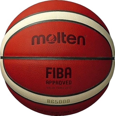 Basketball ball competition MOLTEN B6G5000 FIBA premium leather size 7 Basketball ball competition MOLTEN B6G5000 FIBA premium leather size 7