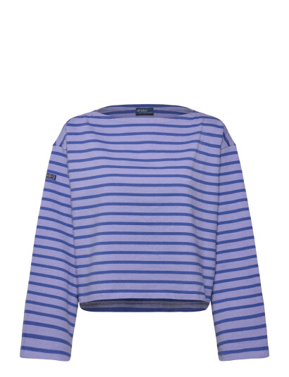 Polo Ralph Lauren Striped Boatneck Mariner Tee Purple M Polo Ralph Lauren Striped Boatneck Mariner Tee Purple M