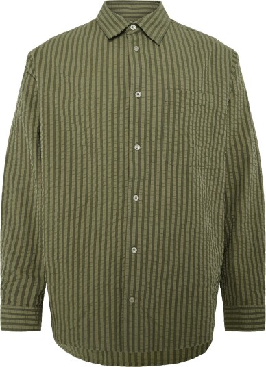 WOOD WOOD Wwnico Shirt 25441 Khaki green M