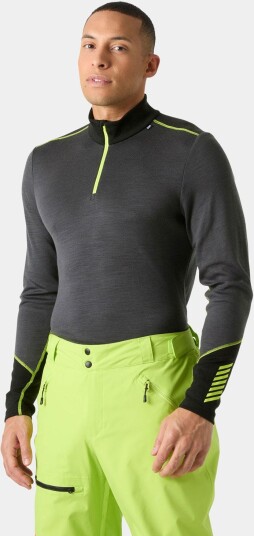 Helly Hansen Herre Lifa Merino Mellomvekt 1/2 Glidelås Basislag M