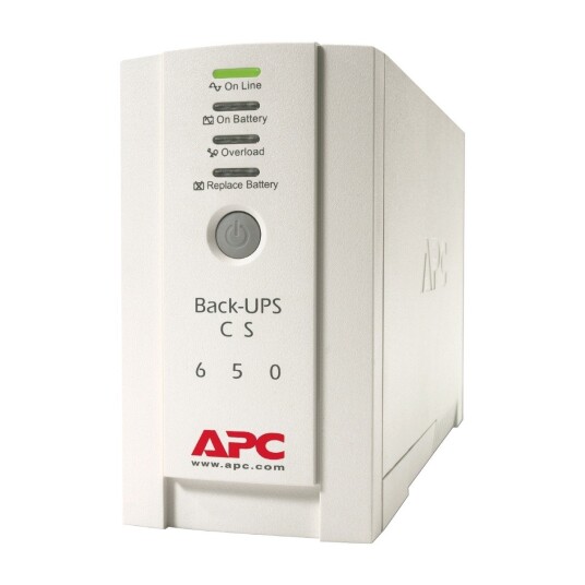APC Back-UPS CS 650 - UPS - AC 230 V - 400 watt - 650 VA - RS-232, USB - 4 Utgangskobling(er)