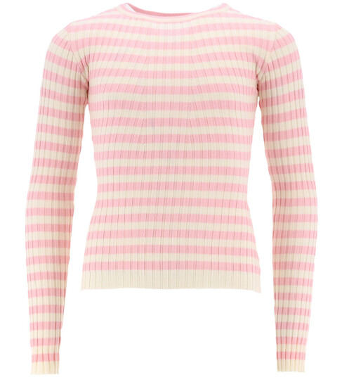 Hound Genser Rib Viskose/Nylon Light Pink 12 år 152 Genser Beige Rosa