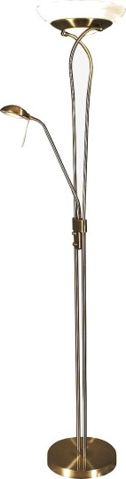 Aneta Lighting Gulvlampe LED CANNES Messing Gulvlamper