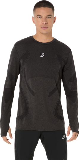 Asics Men's Road Seamless Long Sleeve Top Performance Black S Asics Men's Road Seamless Long Sleeve Top Performance Black S