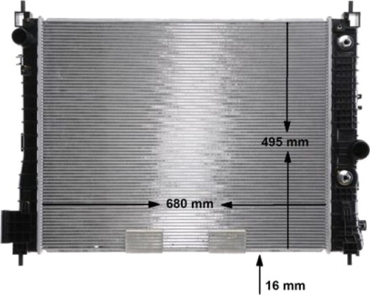 Radiator MAHLE ORIGINAL CR 2263 000S