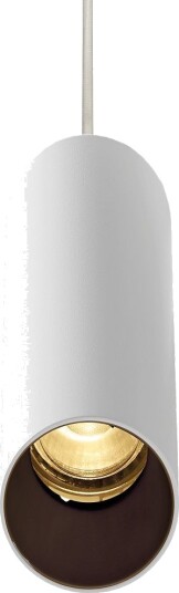 Oz Pendel For GU10 u/takkopp  Høyde 27 Cm  Hvit