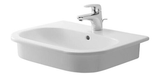 Duravit D-Code servant, 54,5x43,5 cm, hvit
