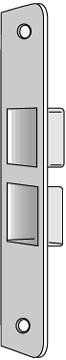 Assa 2860Z Sluttstykke Vinklet Høyre