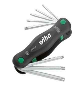Wiha Indvendig-Torx Vinkelskruetrækker-Sæt 8 Dele Wiha Indvendig-Torx Vinkelskruetrækker-Sæt 8 Dele