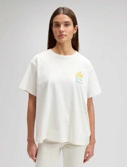Lee Jeans Modern Maker Tee   Cream   L x 00