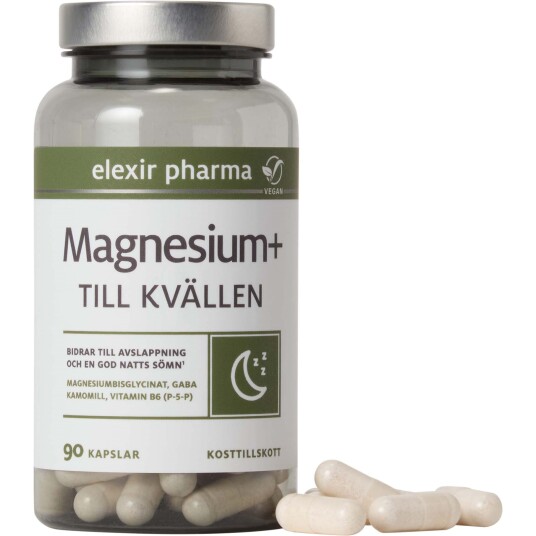Elexir Pharma Magnesium+ Till kvällen 90 stk Elexir Pharma Magnesium+ Till kvällen 90 stk