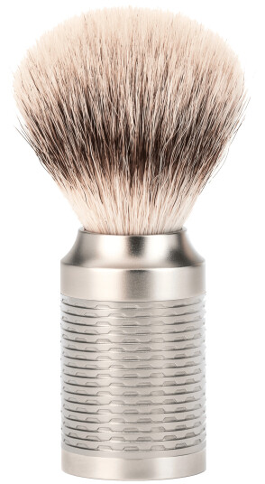 Mühle Rocca Silvertip Fibre barberkost i rustfritt stål Mühle Rocca Silvertip Fibre barberkost i rustfritt stål