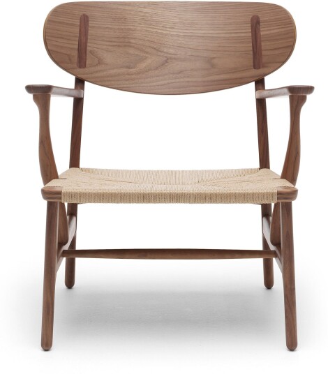 Carl Hansen Carl Hansen Ch22 Oiled Walnut Chord Natural Lenestoler Hans J. Wegner Tre Farget Naturlig Materiale/tre