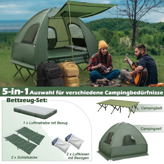 Northix teltutstyr 2 personers campingteltsengsett luftmadrass 40 cm hevet Northix teltutstyr 2 personers campingteltsengsett luftmadrass 40 cm hevet