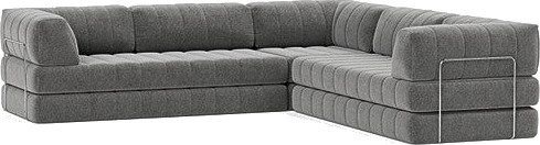 CozyPad Hjørnesofa med armlener B 6002602
