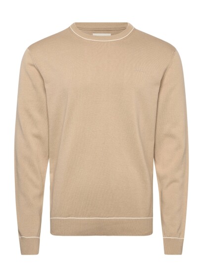 GANT Cotton Modal C Neck Beige S