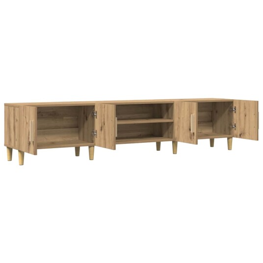  TV benk artisan eik 180x31,5x40 cm konstruert tre