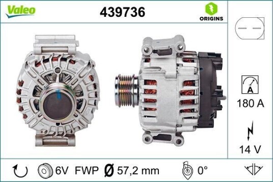 Dynamo VALEO 439736 Dynamo VALEO 439736