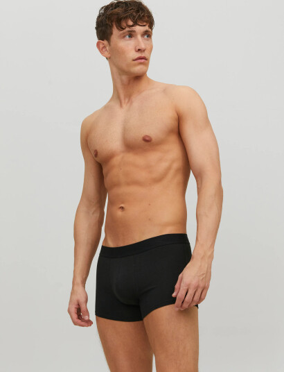 Jack & Jones Jacwaistband Trunks 3 Pack Noos - Black - XXL