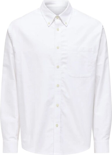 ONLY & SONS Onsoxford Ls Shirt Frml Noos White XL