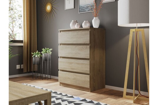 Kommode Charlise 70x40x97 cm Tre
