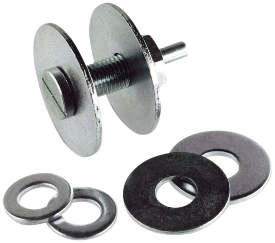 Adapter for rettsliper for grovrengjøringsskiver 1GR 6mm