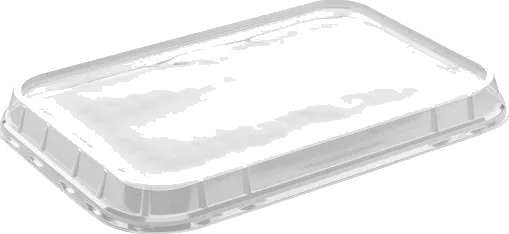 Låg T/Plastbakke Færch K 5294 1 Rektangulær,301X200x25mm Pet Transparent Karton A 272 Stk Fødeva