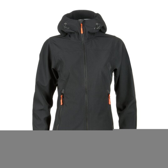 Tracker 7087 Active Softshell-jakke for kvinner, svart, 1 stk, STK-708704 XXL