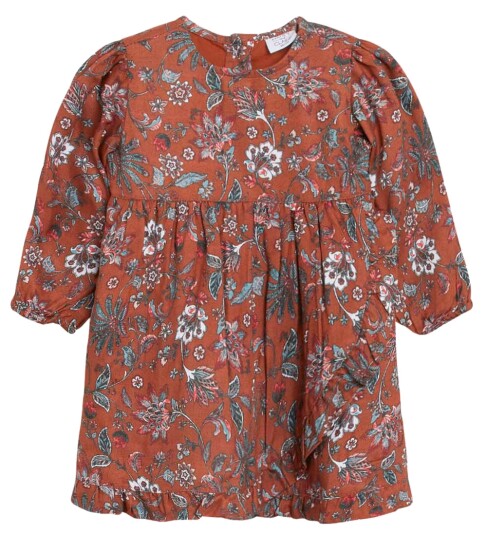 Hust And Claire Kjole Katrin Carob 74 Kjole Brun Flerfarget