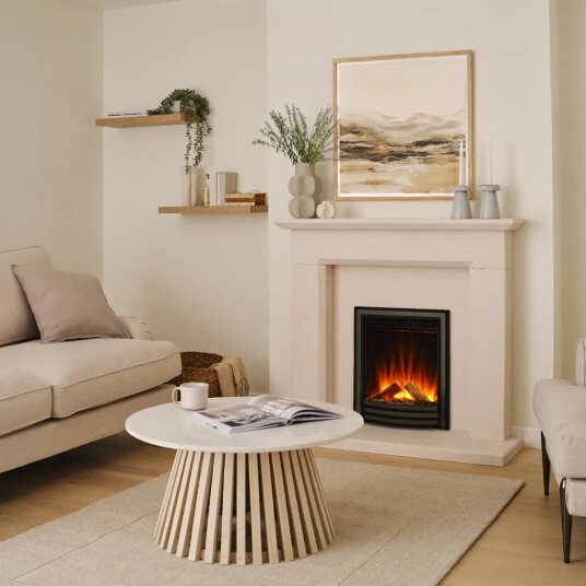 British Fires Elektrisk Peis Sway Classic - Innebygd - Sort