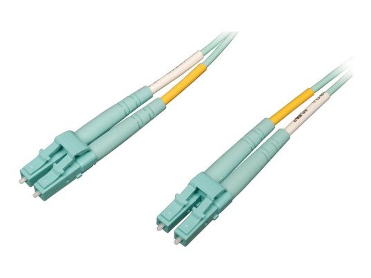 Eaton Tripp Lite Series 100G Duplex Multimode 50/125 Om4 Lszh Fiberoptisk Kabel Lc/Lc Aqua 15 M Patchkabel Lc Multimode Hann Til Lc Multimode Hann 15,2 M. Fiberoptisk Duplex 50/125 My Om4 Halogenfri Aquamarine N820 15M OM4