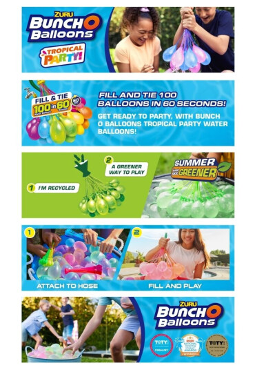 Alan Bunch O Balloons Enkel Launcher Med Vannballonger