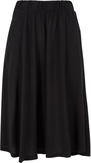 Urban Classics Middellangt skjørt Ladies Viscose Skjørt S til XL Damer svart