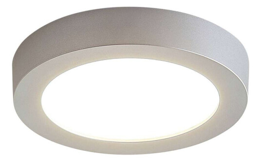 Arcchio LED-taklampe Marlo sølv 3 000K rund 25,2cm