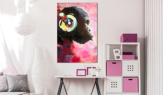 Tavle Monkey Music 80X120 Artgeist sp. z o. o.