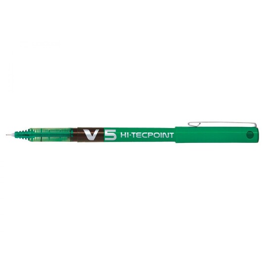 Pilot V5 Hi Tecpoint Kulepenn 0,5mm Grønn Pilot V5 Hi Tecpoint Kulepenn 0,5mm Grønn